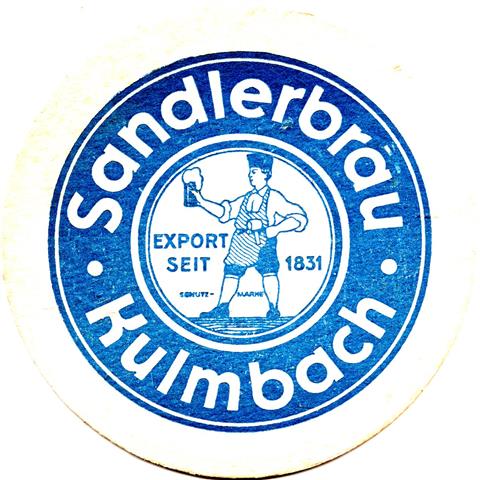 kulmbach ku-by sandler rund 2a (215-export seit 1831-blau) 